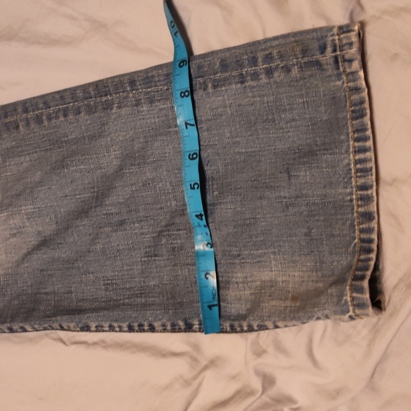 Men's Distressed Hilfiger Jeans Light Blues 36W x 39L - Picture 7 of 12